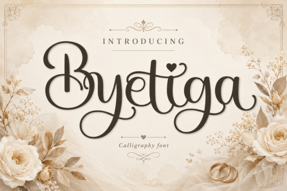 Byetiga: The Modern Calligraphy Font for Elegant Designs