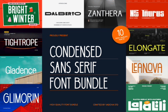 Condensed Sans Serif: Modern Typography for Bold Impact