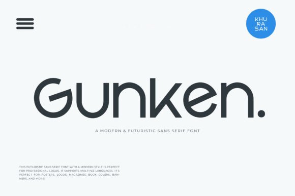 Discover Gunken: The Sleek Sans-Serif for Modern Design
