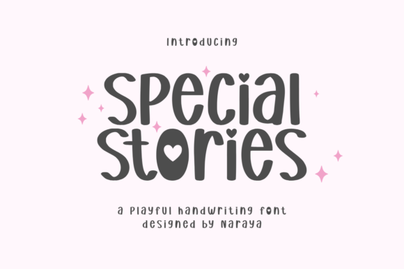 Discover the Playful Charm of Special Stories Font