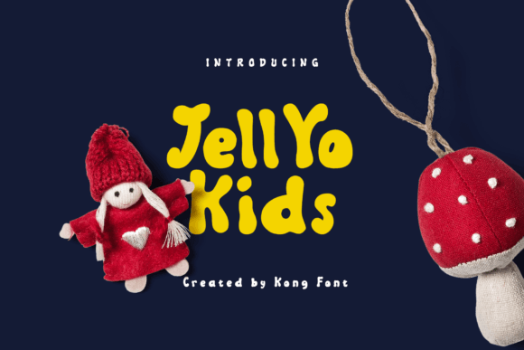 Jellyo Kids: A Playful Script Font for Creative Designs