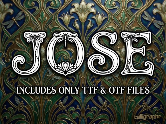Jose: A Stunning Decorative Font for Bold Creators
