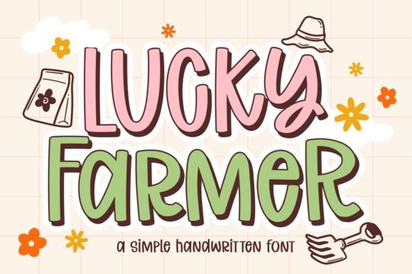 Lucky Farmer: A Whimsical Handwritten Typeface