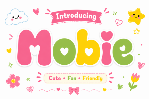 Mobie Font: A Whimsical Typeface for Joyful Designs