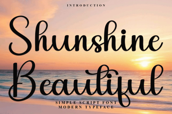 Shunshine Beautiful: A Soft and Versatile Display Font