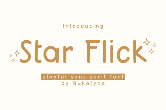 Star Flick: A Minimalist Sans Serif for Elegant Designs