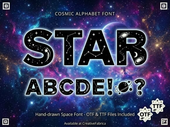Star: Launch Your Designs with Cosmic Typography