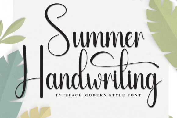 Summer Handwriting: A Charming Font for Joyful Design