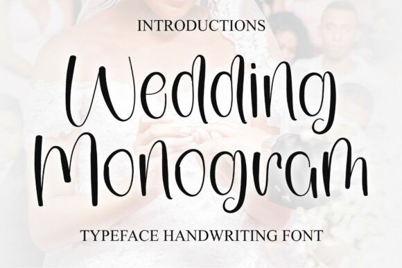 Wedding Monogram: Elegant Script for Timeless Designs