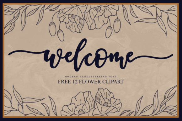 Welcome Script: Your Charming Handwritten Font for Authentic Design